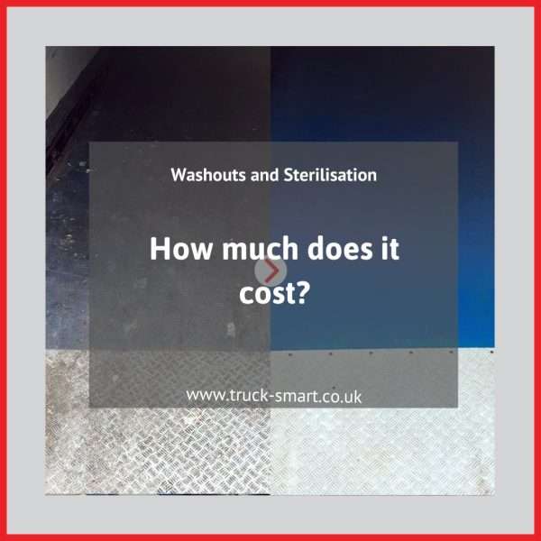 How much does it cost for a trailer washout and sterilisation