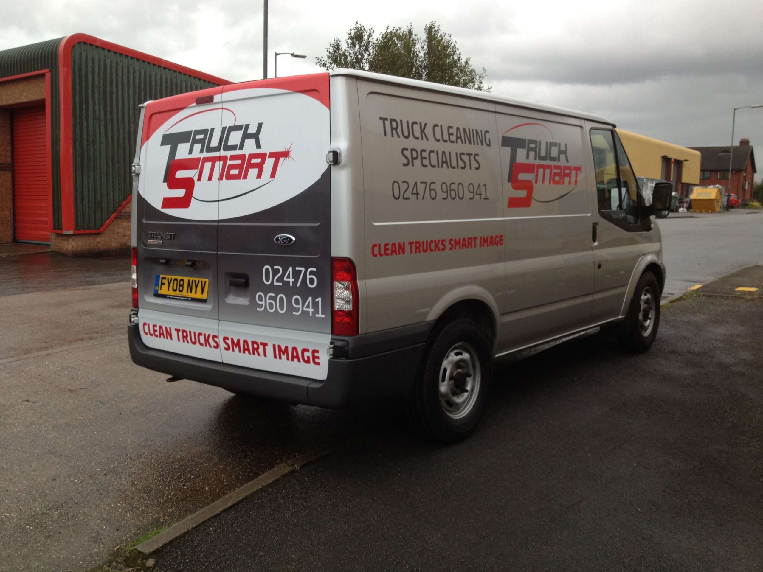 The first Truck Smart branded van