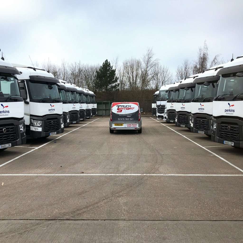 Truck Smart van alongside a customer fleet