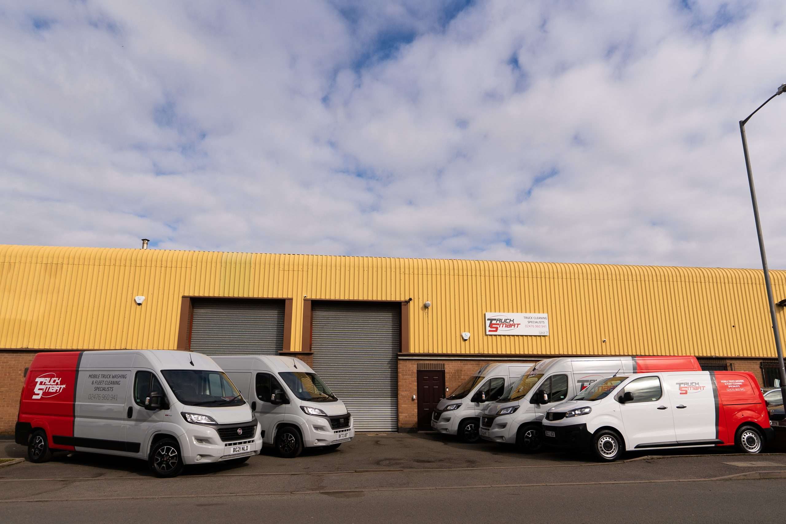 Truck Smart headquarters and service vans